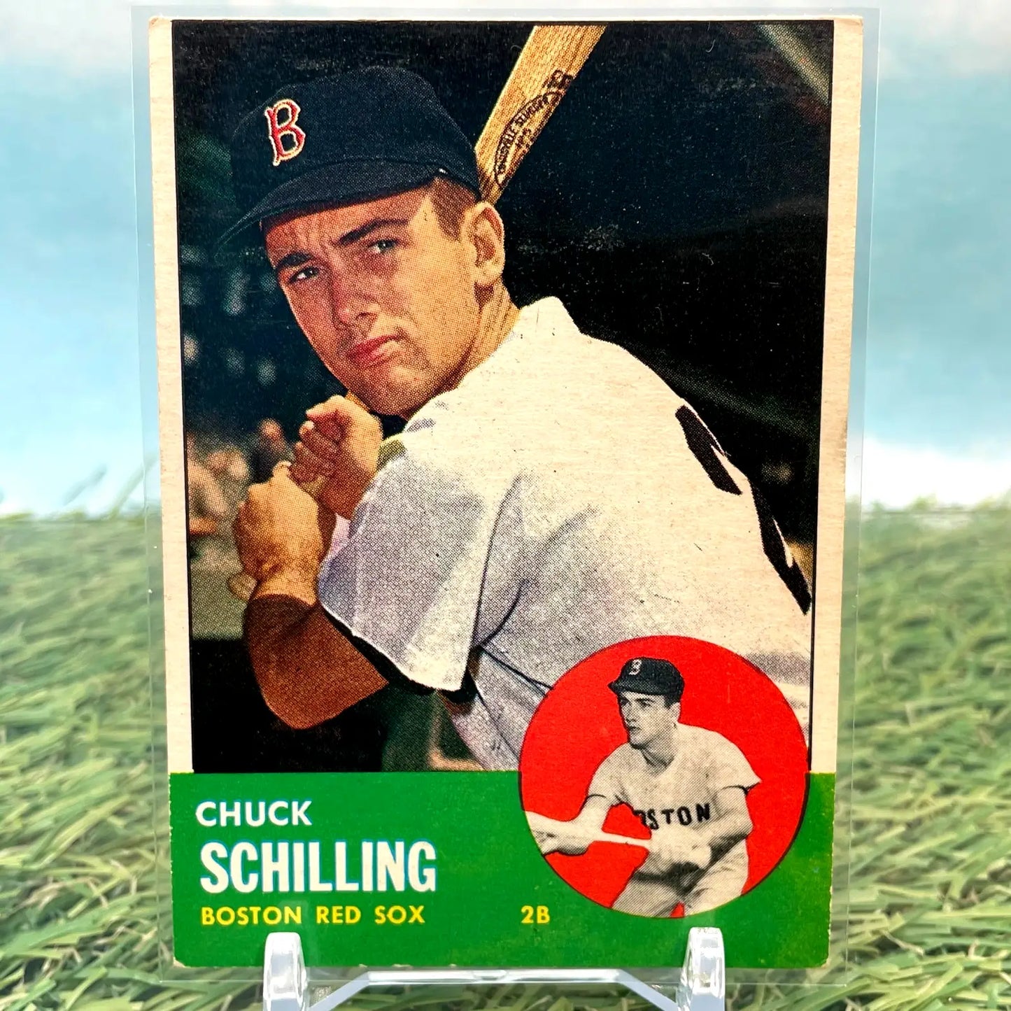 1963 Topps #52 Chuck Schilling Boston Red Sox EX