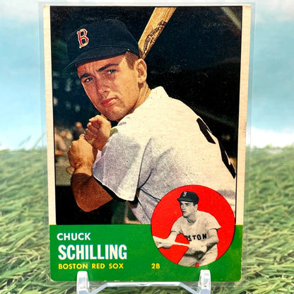 1963 Topps #52 Chuck Schilling Boston Red Sox EX