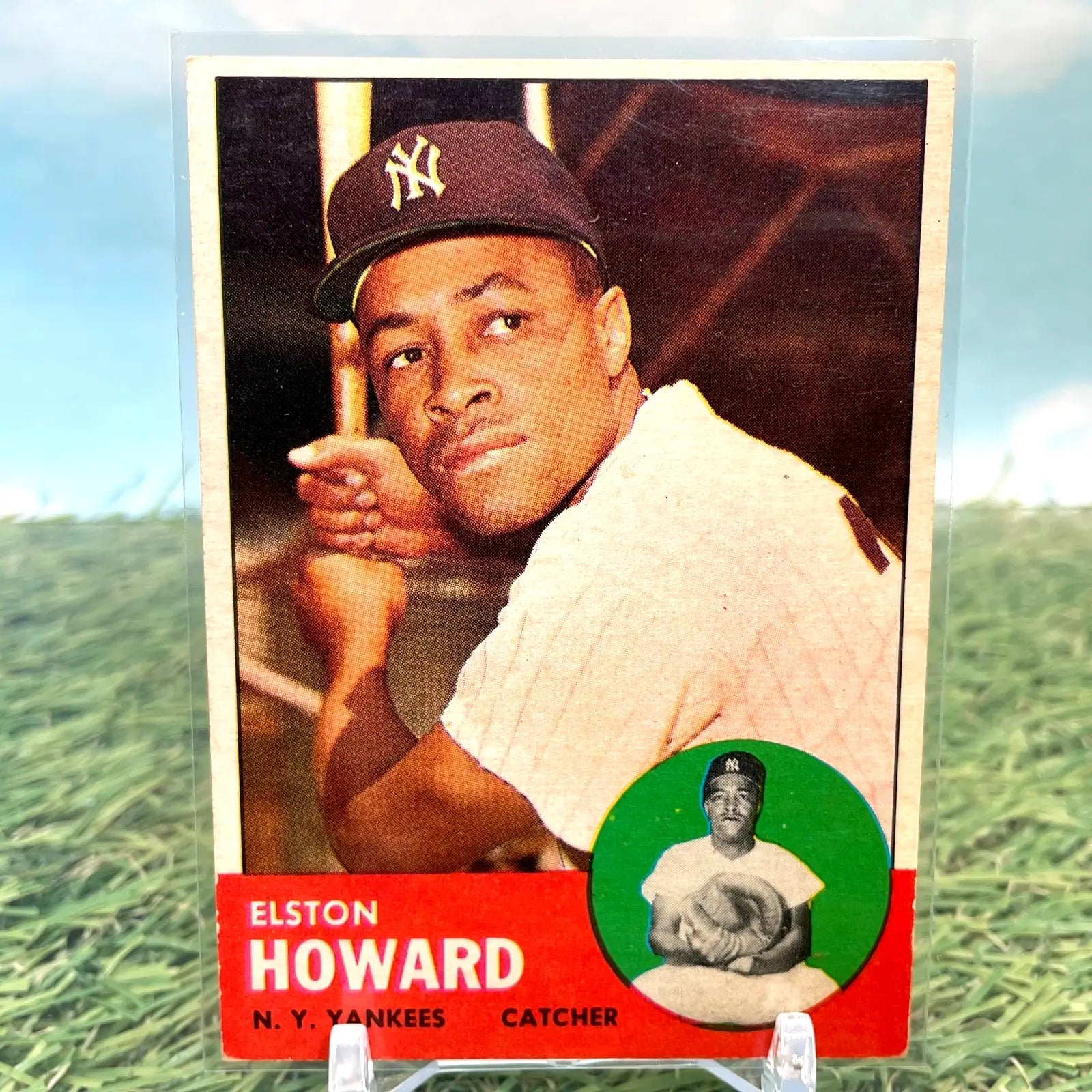 1963 Topps Elston Howard New York Yankees #60 - Baseball Card Single