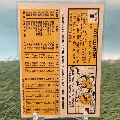 1963 Topps - Lou Clinton #96