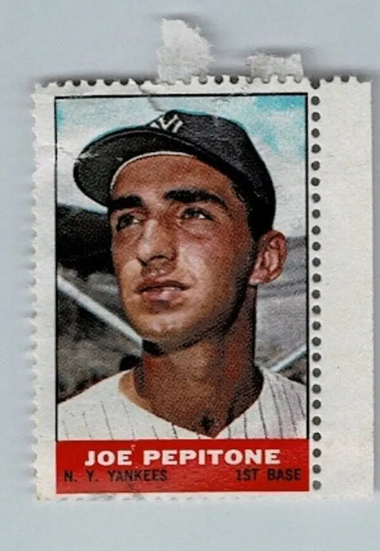 Joe Pepitone 1964 Bazooka Gum Topps trading card from New York Yankees collection