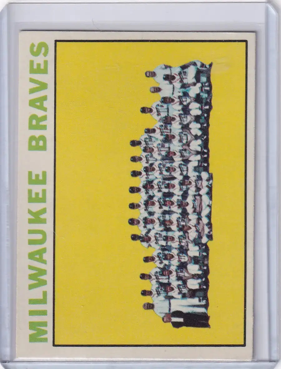 1964 Topps Baseball #132 Milwaukee Braves Team