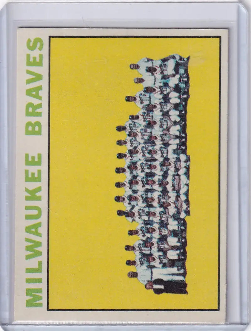 1964 Topps Baseball #132 Milwaukee Braves Team