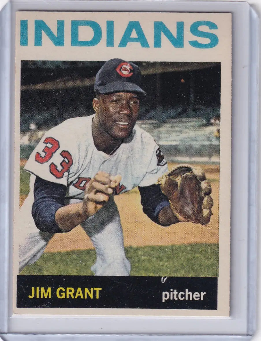 1964 Topps Baseball #133 Mudcat Grant - Cleveland Indians