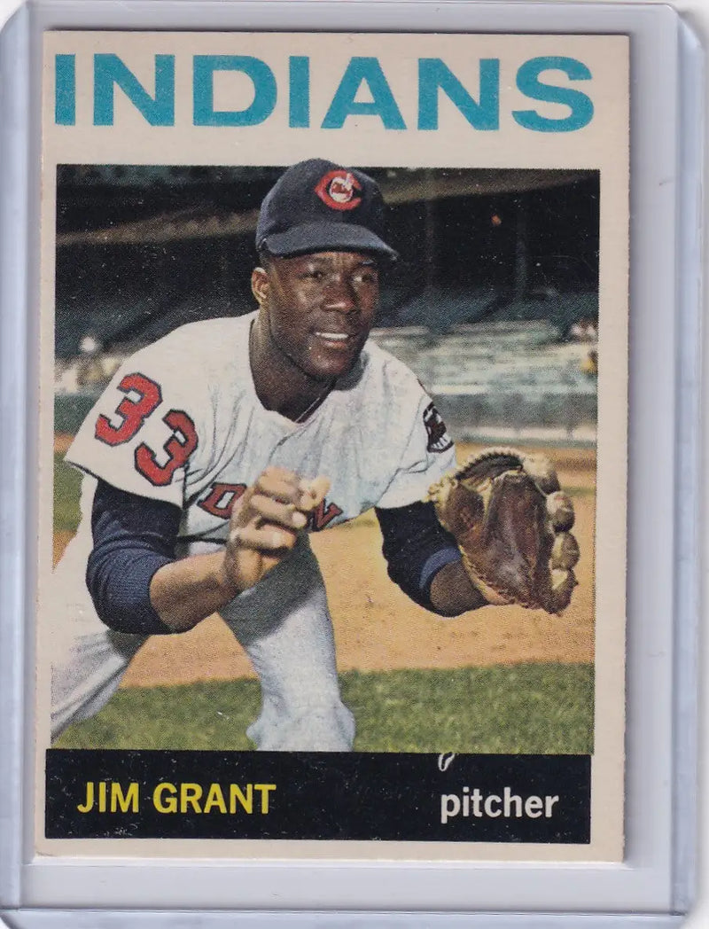 1964 Topps Baseball #133 Mudcat Grant - Cleveland Indians