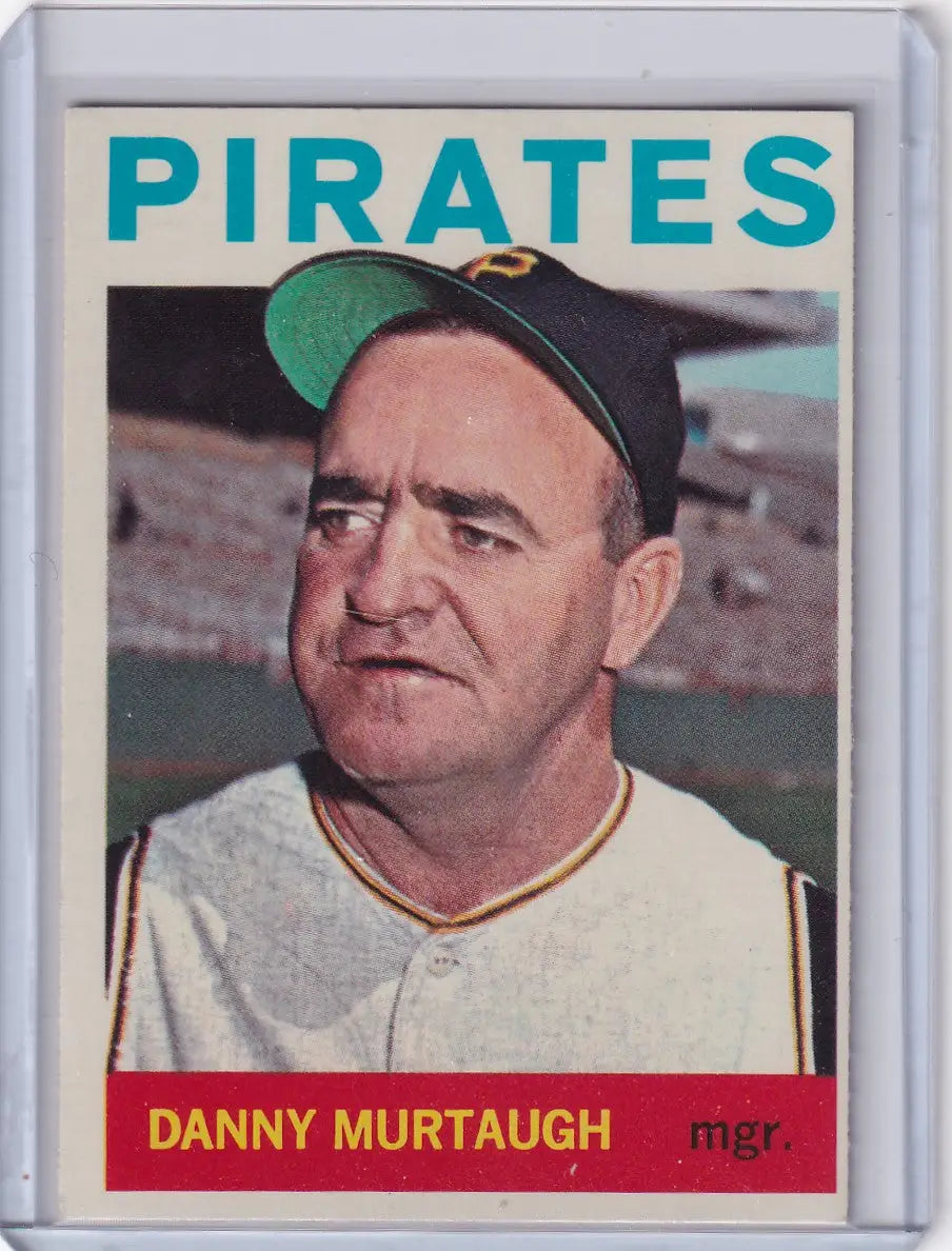 Vintage Topps Baseball card of Danny Murtaugh Pittsburgh Pirates 1964 Topps #141