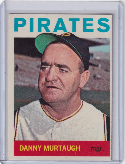 Vintage Topps Baseball card of Danny Murtaugh Pittsburgh Pirates 1964 Topps #141