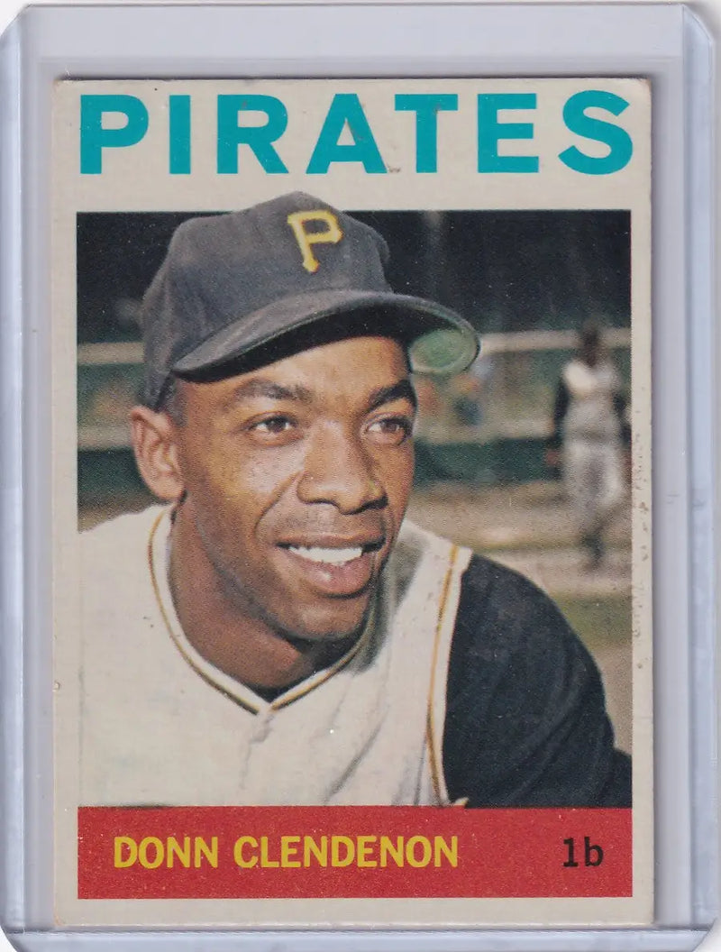 1964 Topps Baseball #163 Donn Clendenon - Pittsburgh Pirates