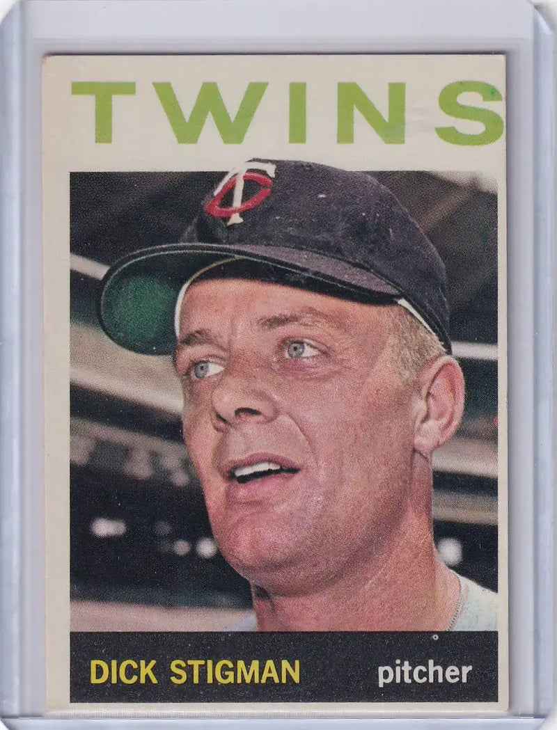 1964 Topps Baseball #245 Dick Stigman - Minnesota Twins