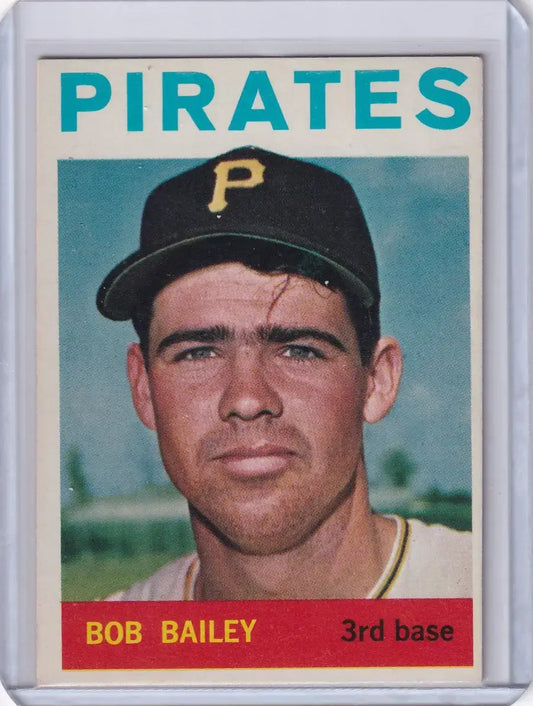 1964 Topps Baseball #91 Bob Bailey - Pittsburgh Pirates - Baseball Card Single
