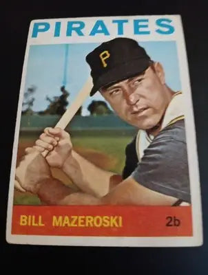 1964 Topps - Bill Mazeroski #570. Pirates. VG+ - Baseball Card Single