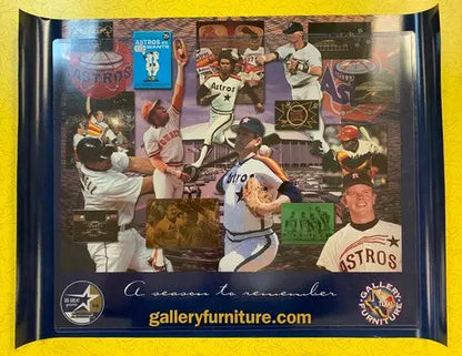 1965-1999 HOUSTON ASTROS 18x24 35th Anniversary Poster Bagwell Biggio Nolan Ryan