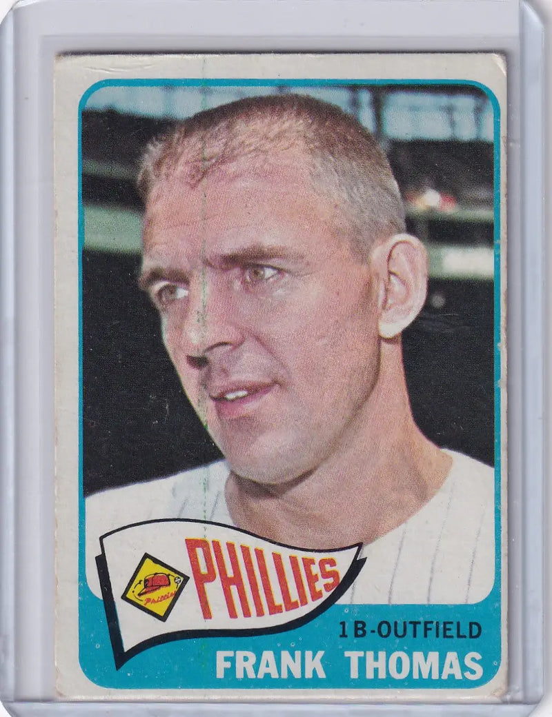 1965 Topps Baseball #123 Frank Thomas - Philadelphia Phillies