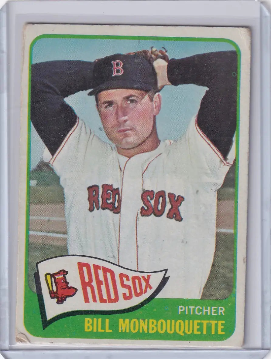 1965 Topps Baseball #142 Bill Monbouquette - Boston Red Sox