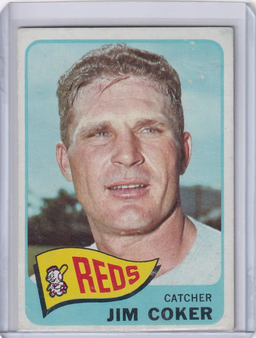 1965 Topps Baseball #192 Jimmie Coker - Cincinnati Reds