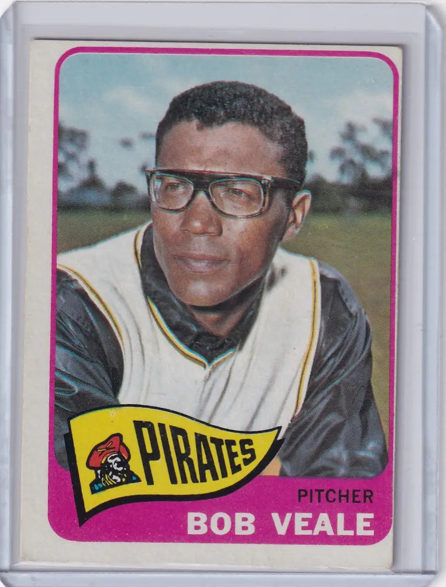 1965 Topps Baseball #195 Bob Veale - Pittsburgh Pirates