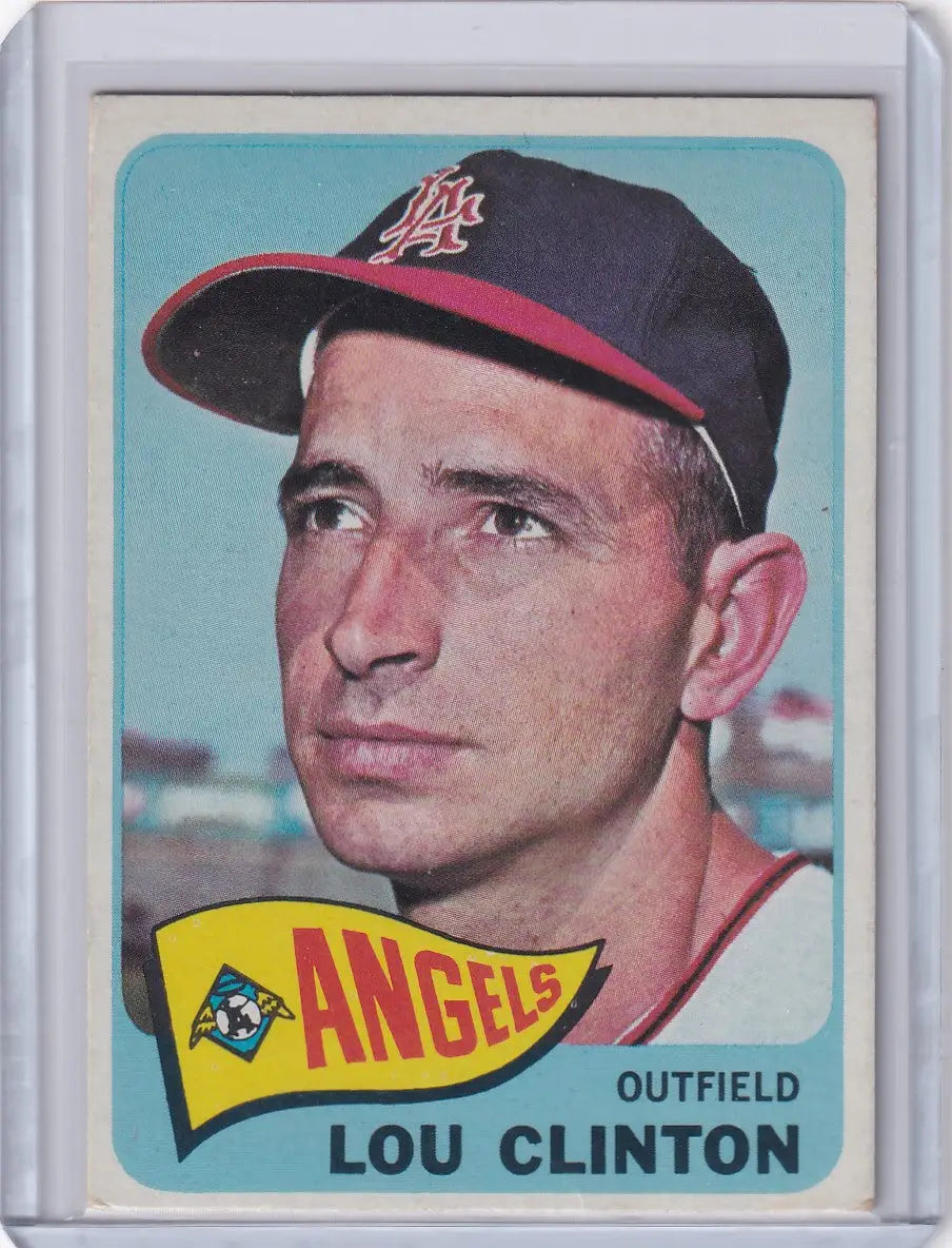 1965 Topps Baseball #229 Lou Clinton - Los Angeles Angels