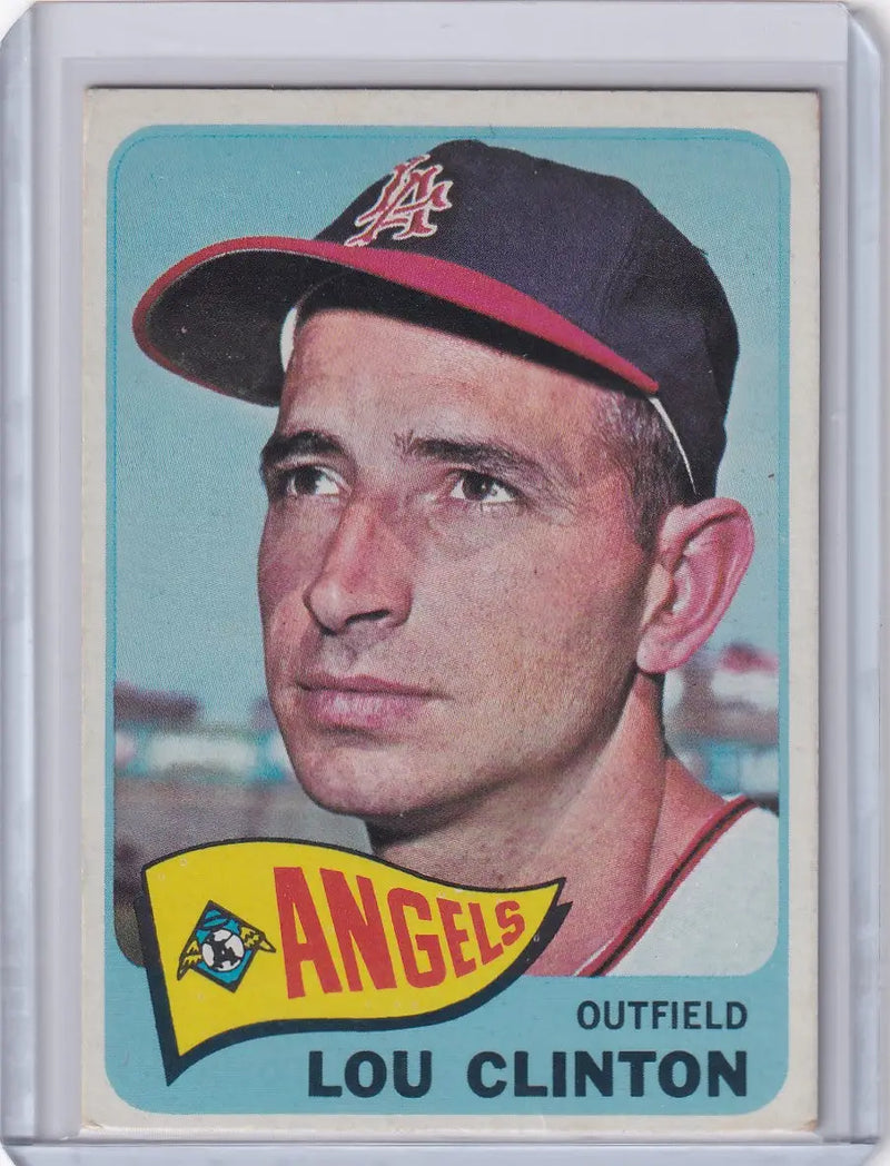 1965 Topps Baseball #229 Lou Clinton - Los Angeles Angels