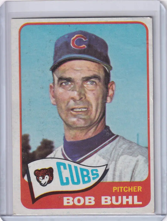 1965 Topps Baseball #264 Bob Buhl - Chicago Cubs - Baseball Card Single
