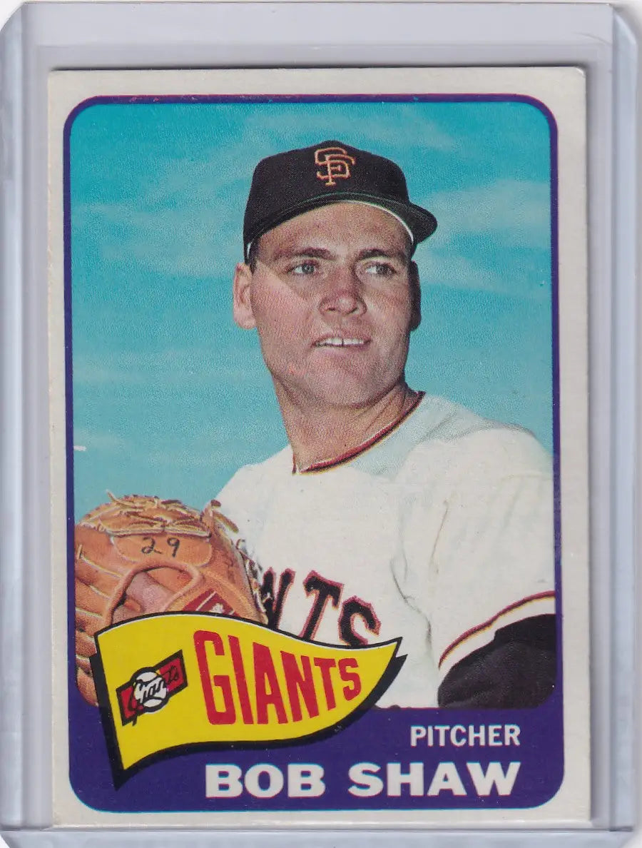 1965 Topps Baseball #428 Bob Shaw - San Francisco Giants