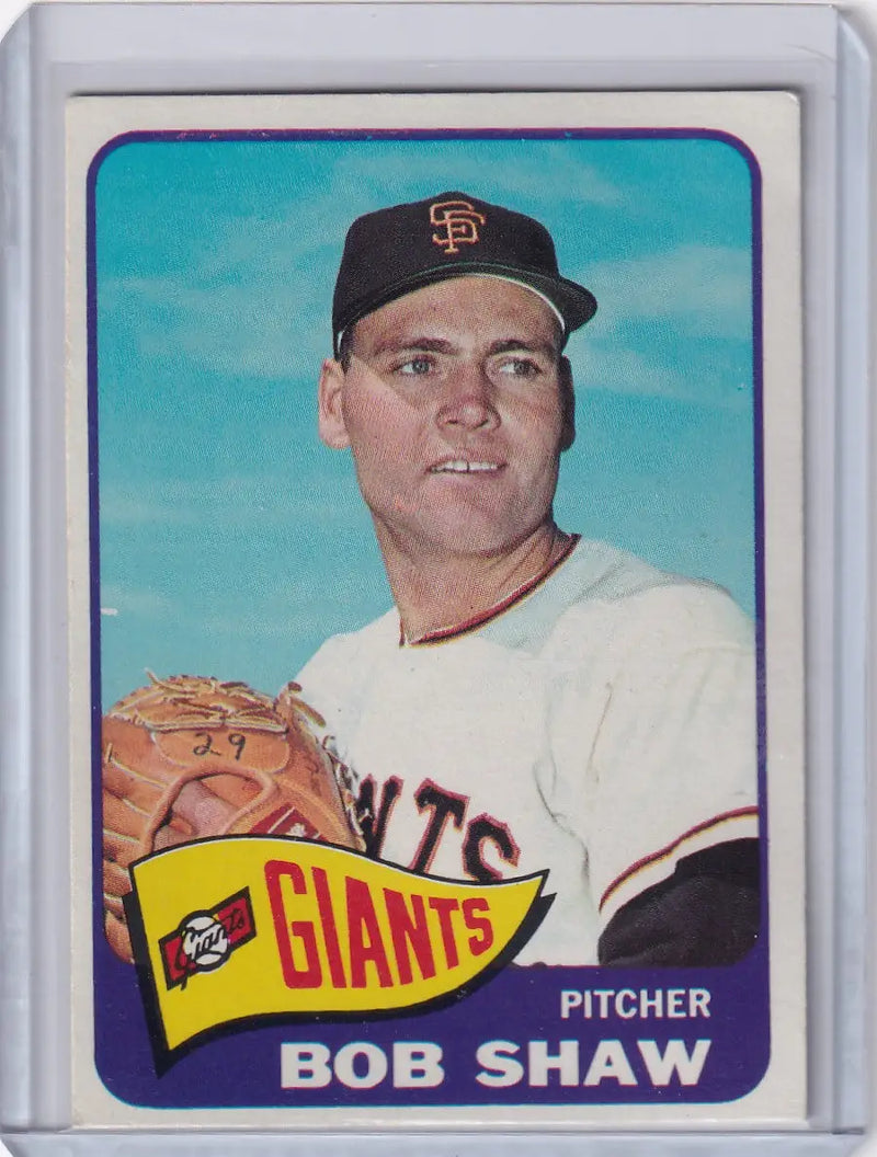 1965 Topps Baseball #428 Bob Shaw - San Francisco Giants