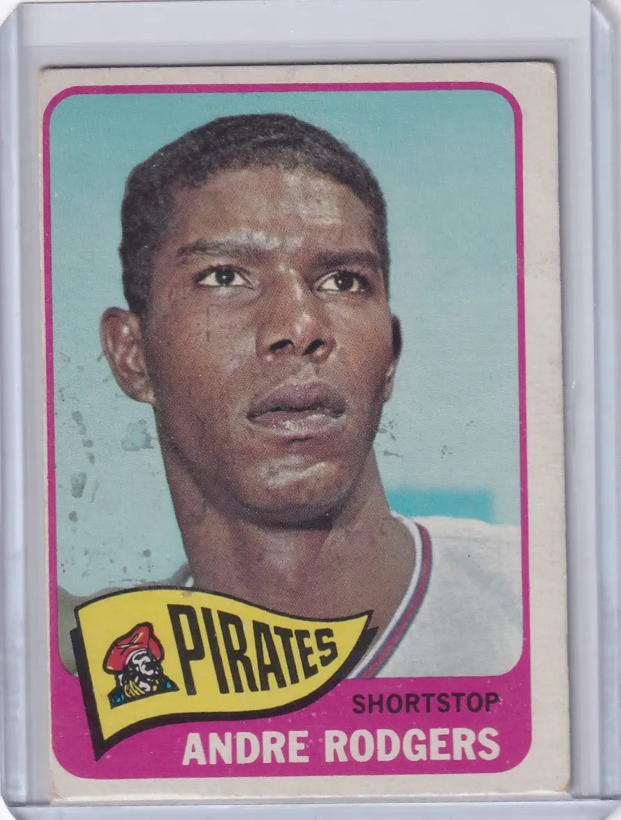1965 Topps Baseball #536 Andre Rodgers - Pittsburgh Pirates SP - Baseball Card Single