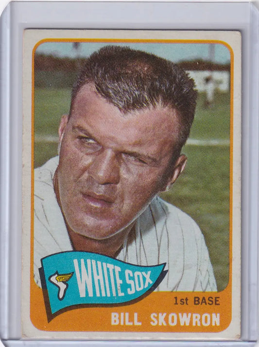 Bill Skowron Chicago White Sox baseball card from 1965 Topps Baseball set