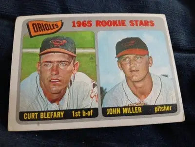 1965 Topps - Rookie Stars Curt Blefary John Miller #49 (RC). VG+ - EX - Baseball Card Single