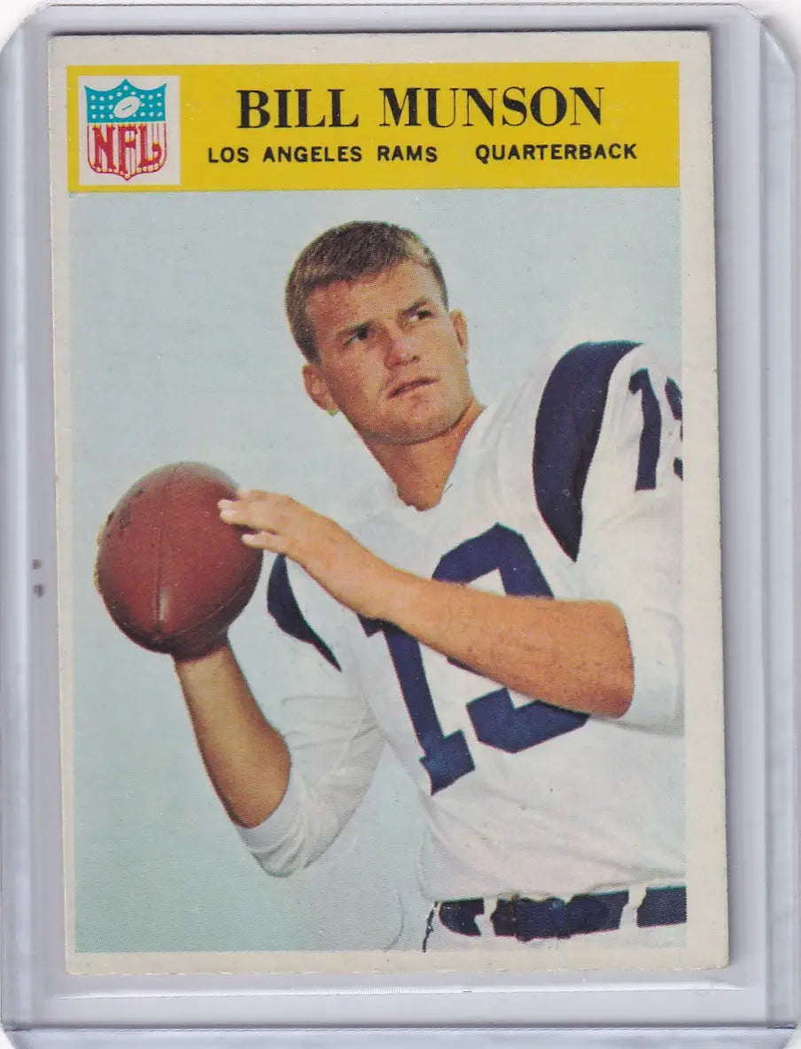 1966 Philadelphia Football #101 Bill Munson - Los Angeles Rams