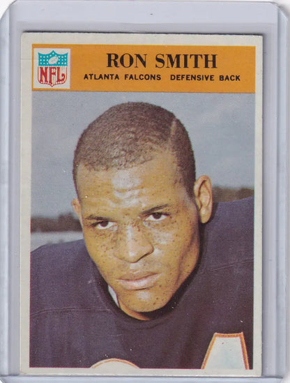 Philadelphia football Ron Smith card featuring Atlanta Falcons rookie player