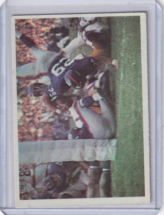 1966 Philadelphia Football #130 Giants Play: Chuck Meein