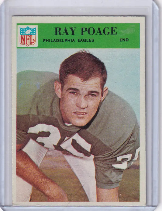 1966 Philadelphia Football #138 Ray Poage - Philadelphia Eagles