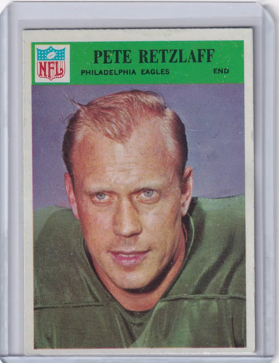 1966 Philadelphia Football #140 Pete Retzlaff - Philadelphia Eagles