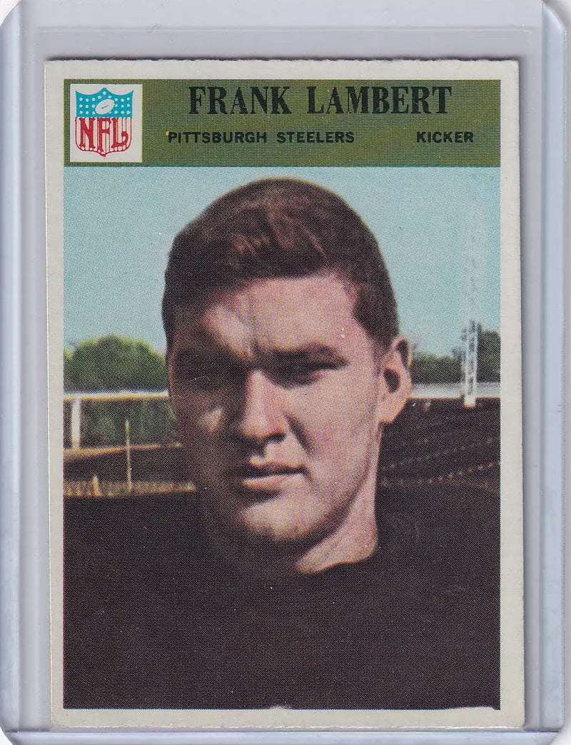 1966 Philadelphia Football #151 Frank Lambert - Pittsburgh Steelers