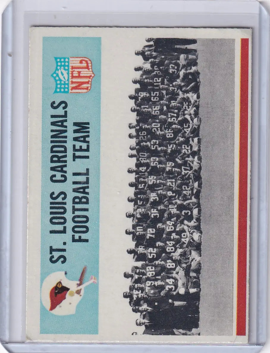 1966 Philadelphia Football #157 St. Louis Cardinals Team