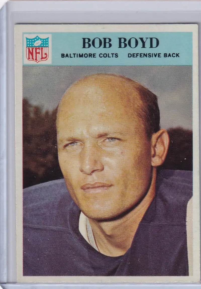 1966 Philadelphia Football #16 Bob Boyd - Baltimore Colts