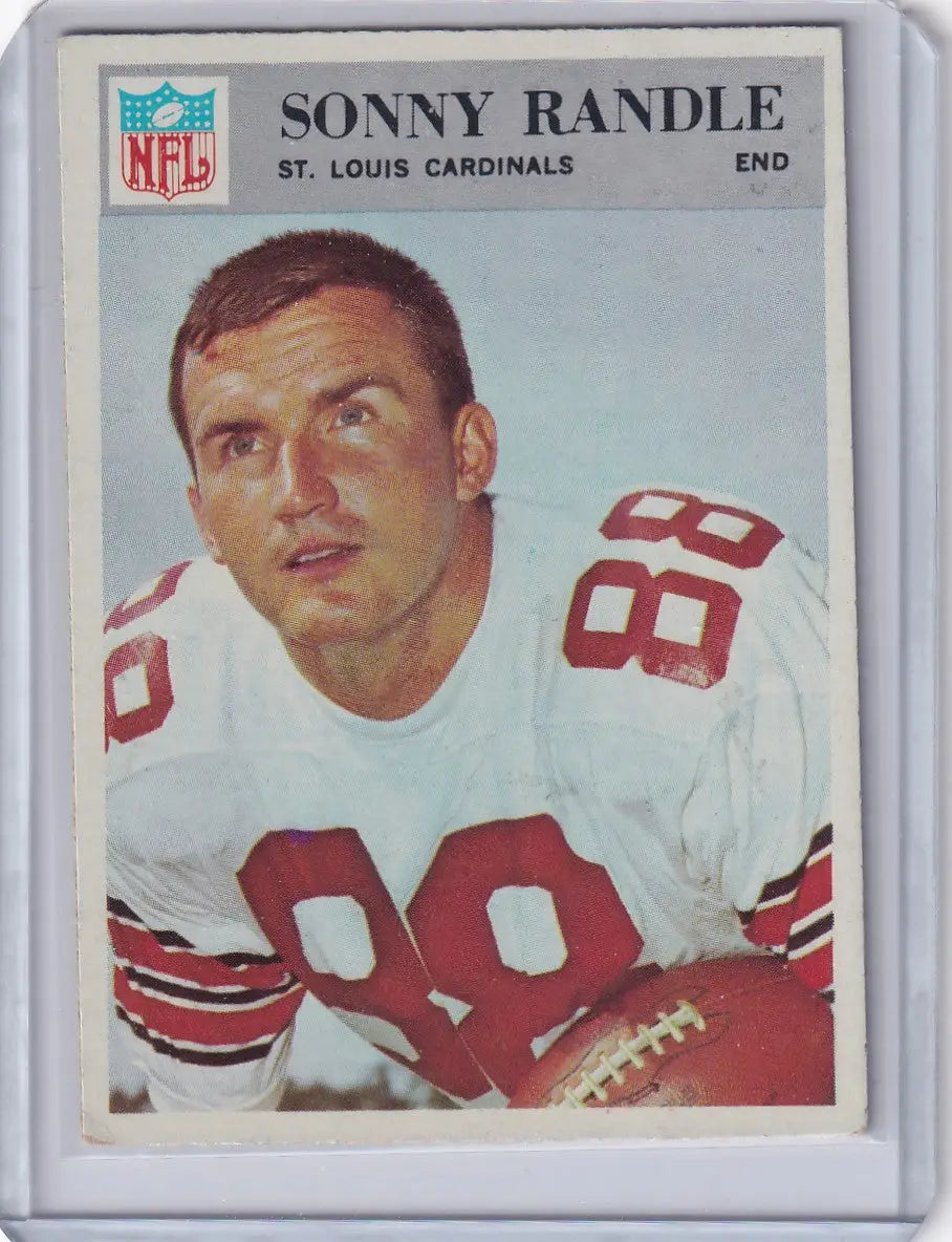 Sonny Randle football card from 1966 Philadelphia Football St. Louis Cardinals series