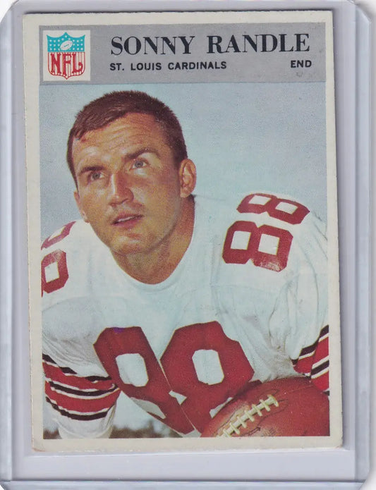 Sonny Randle football card from 1966 Philadelphia Football St. Louis Cardinals series