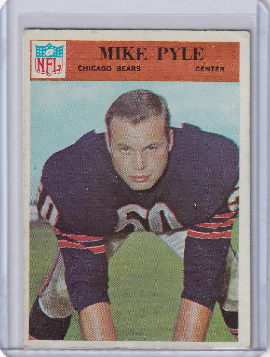 1966 Philadelphia Football #37 Mike Pyle - Chicago Bears