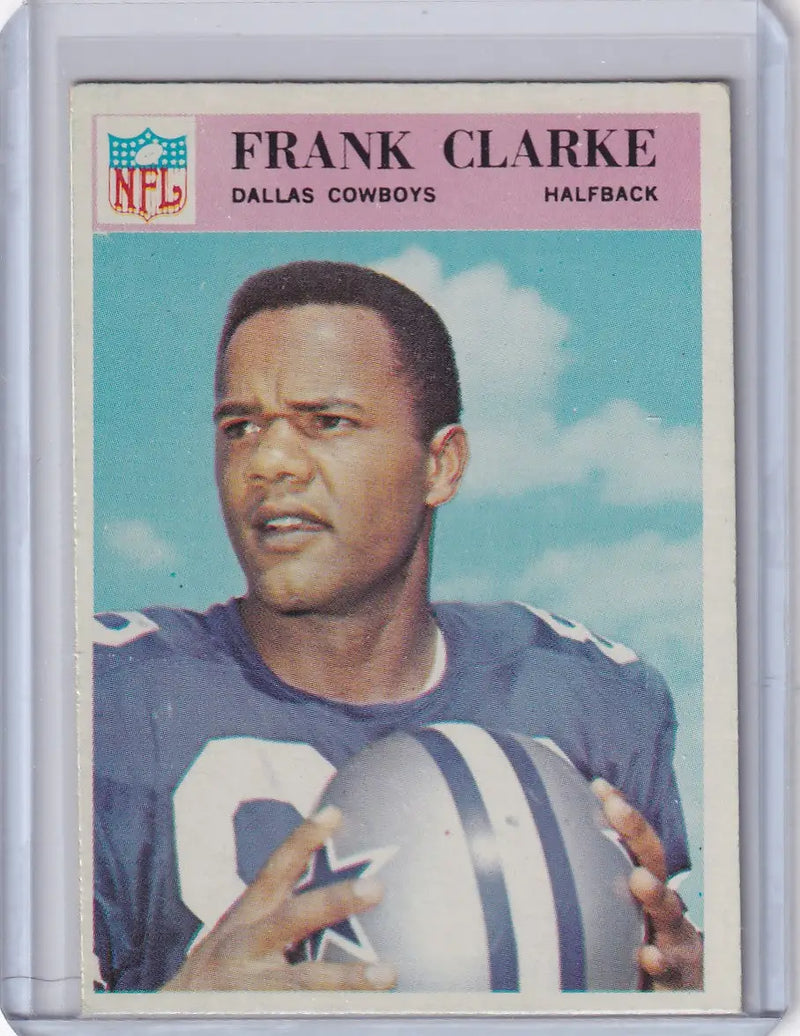1966 Philadelphia Football #55 Frank Clarke - Dallas Cowboys - Football Card Single