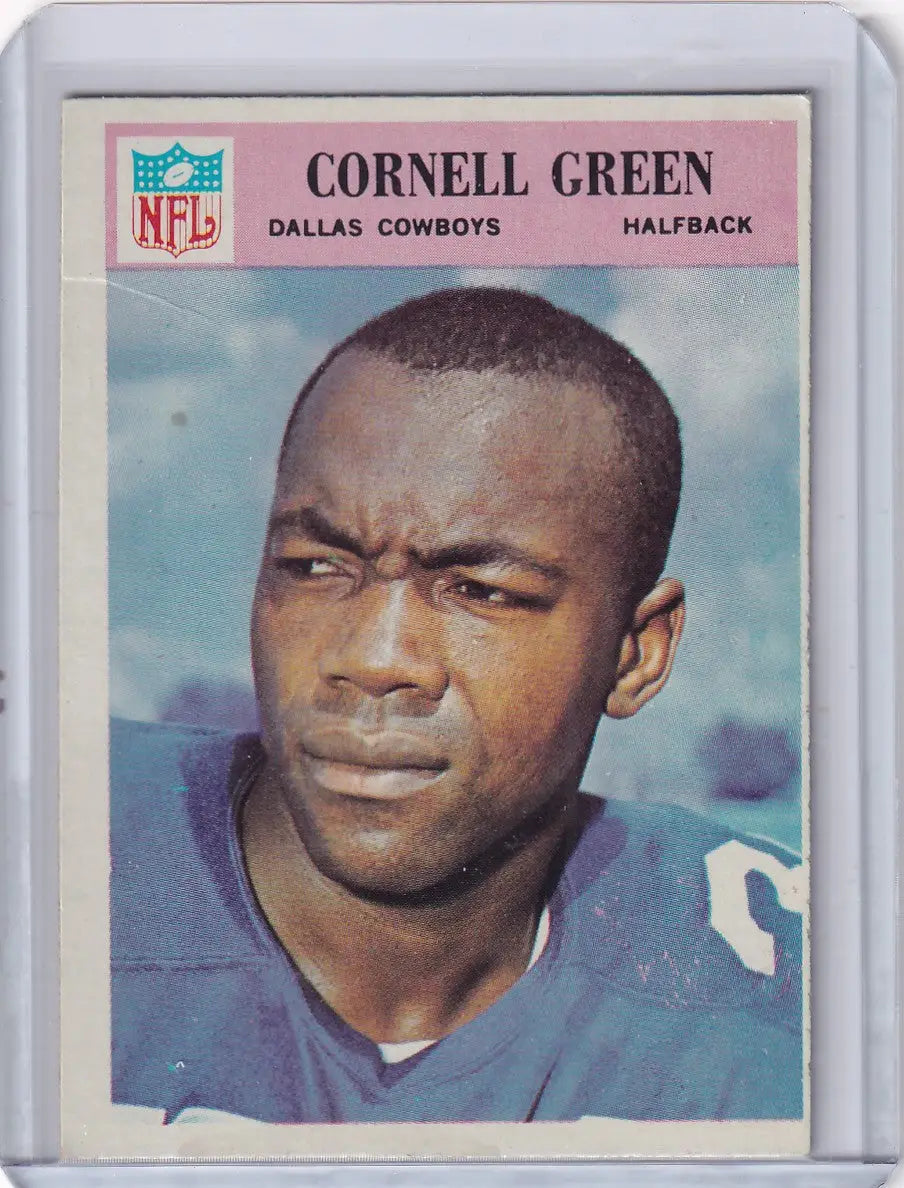 1966 Philadelphia Football #57 Cornell Green - Dallas Cowboys - Football Card Single