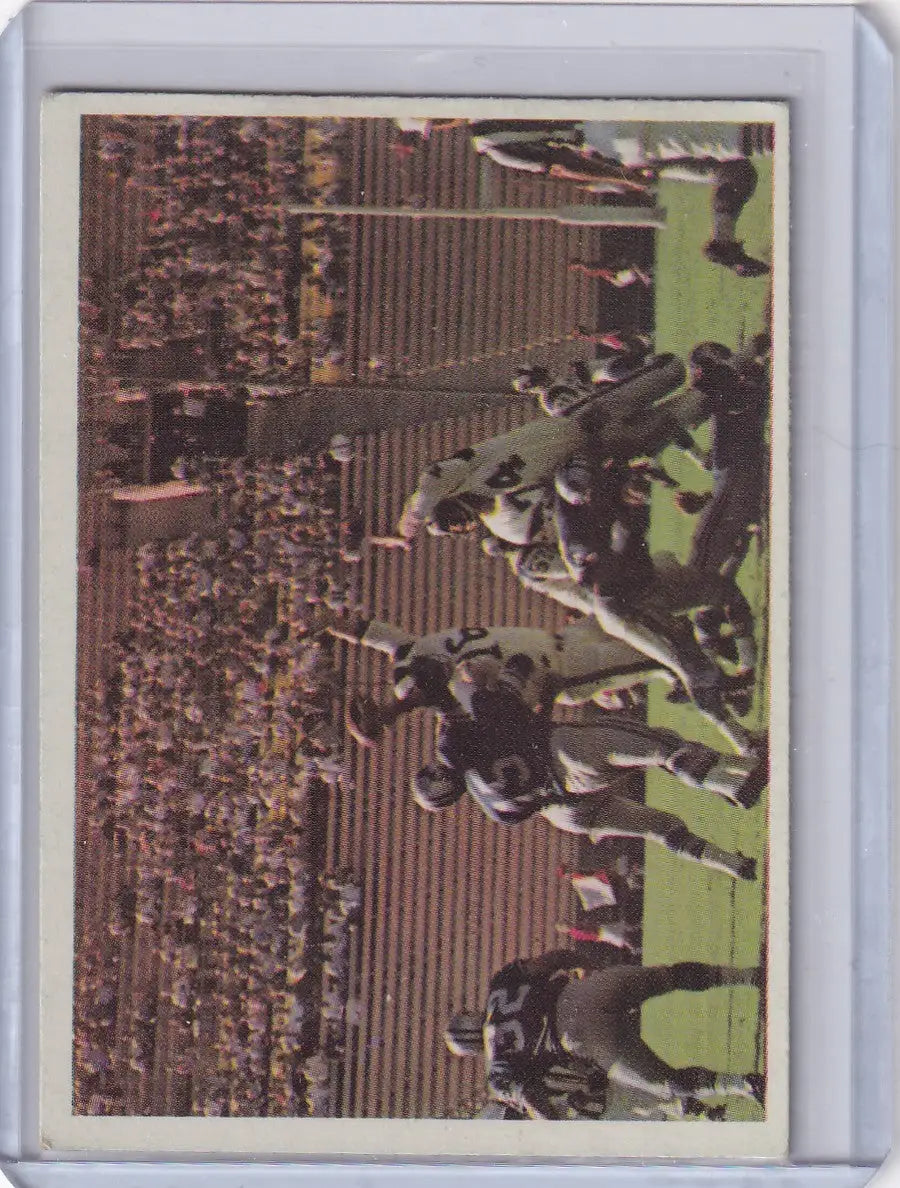 Vintage Philadelphia football card featuring Lions Play George Izo from 1966 collection