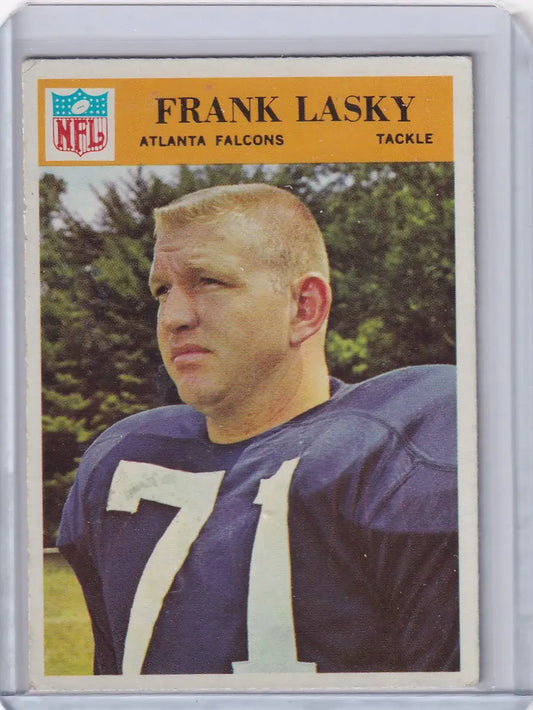 1966 Philadelphia Football #8 Frank Lasky - Atlanta Falcons
