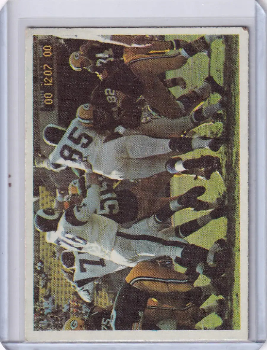 Vintage Philadelphia Football card of Don Chandler for Green Bay Packers 1966