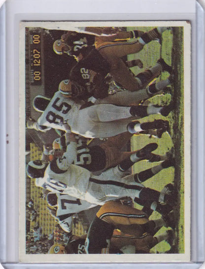 Vintage Philadelphia Football card of Don Chandler for Green Bay Packers 1966