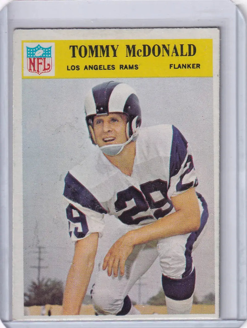 1966 Philadelphia Football #97 Tommy McDonald - Los Angeles Rams