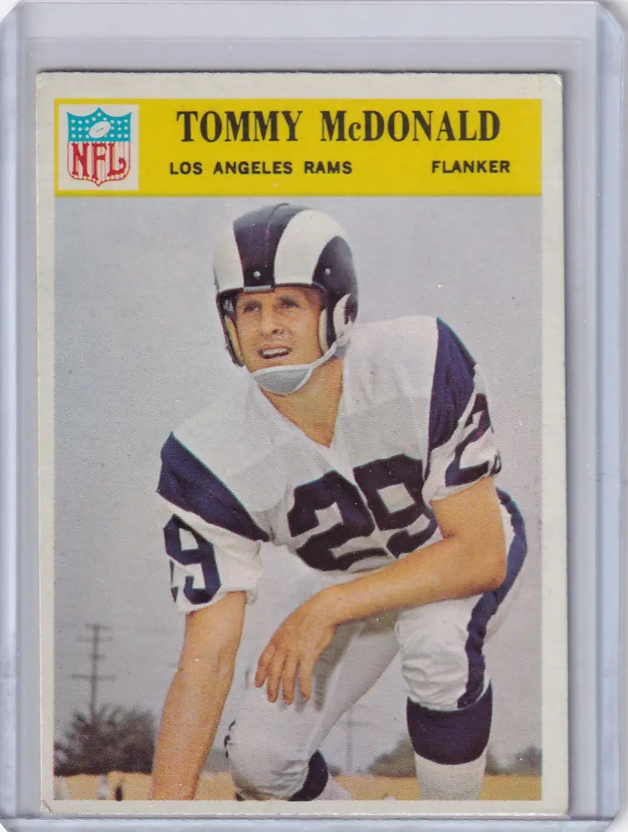 1966 Philadelphia Football #97 Tommy McDonald - Los Angeles Rams
