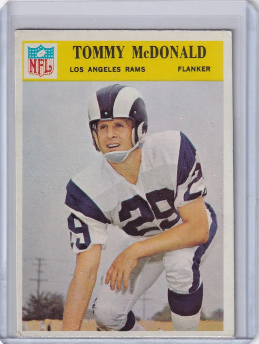 1966 Philadelphia Football #97 Tommy McDonald - Los Angeles Rams