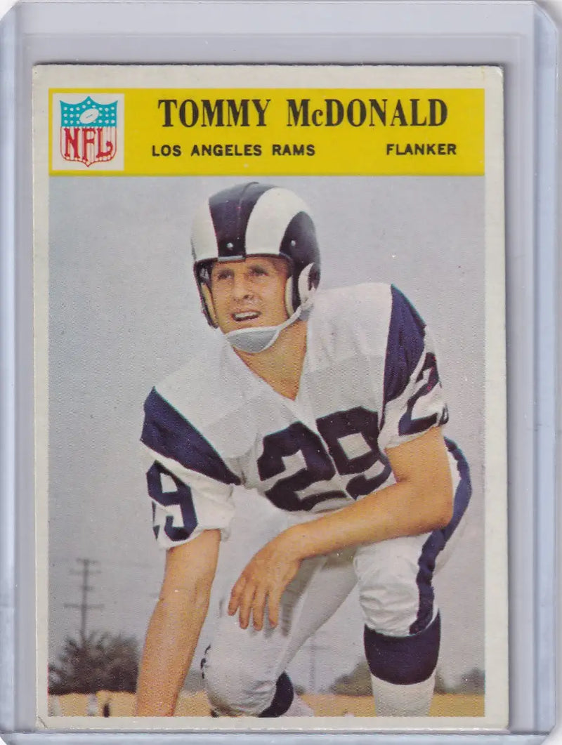 1966 Philadelphia Football #97 Tommy McDonald - Los Angeles Rams
