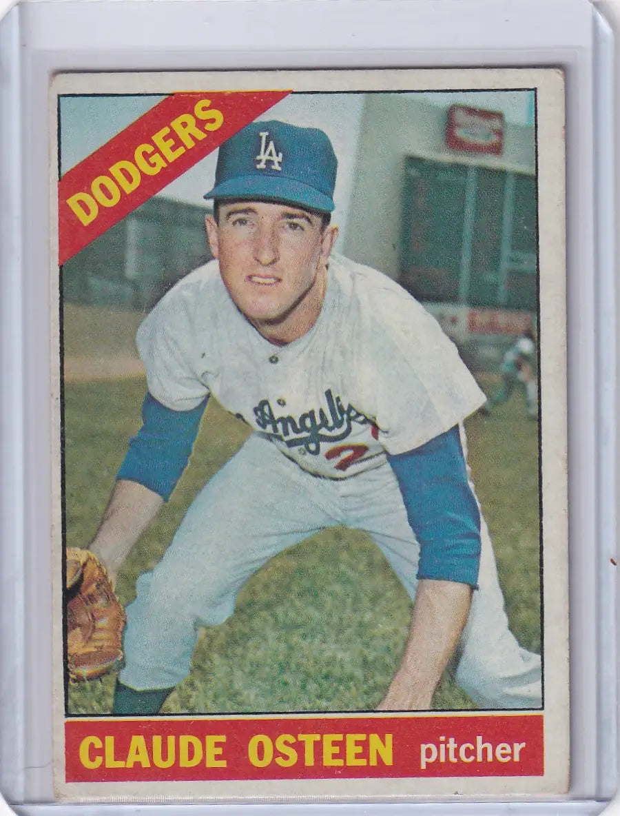 1966 Topps Baseball #270 Claude Osteen - Los Angeles Dodgers